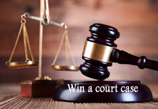 win court case